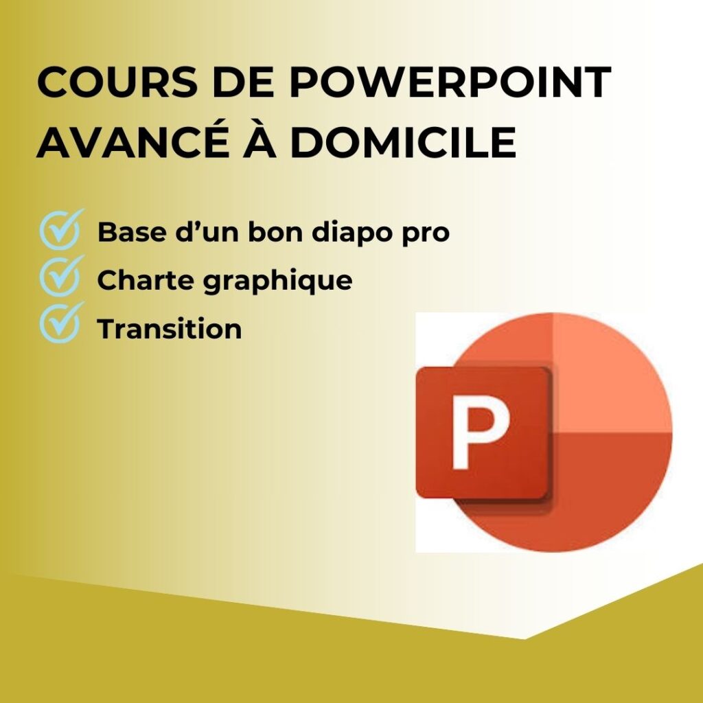 Cours powerpoint avancé à domicile dakar