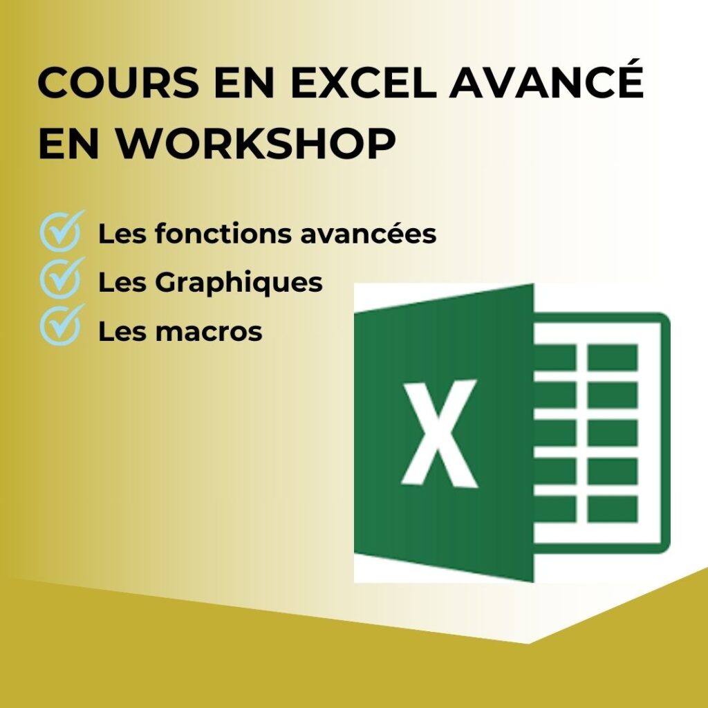 Cours excel avancé à dakar