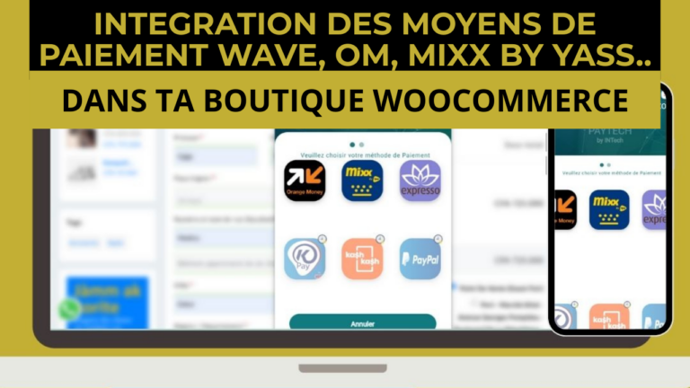 iNTERGATION DE wave orange money sur woocommerce en Afrique