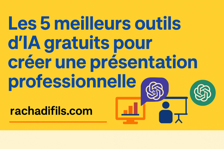 Meilleures OUtils IA pour une presentation professionnelle