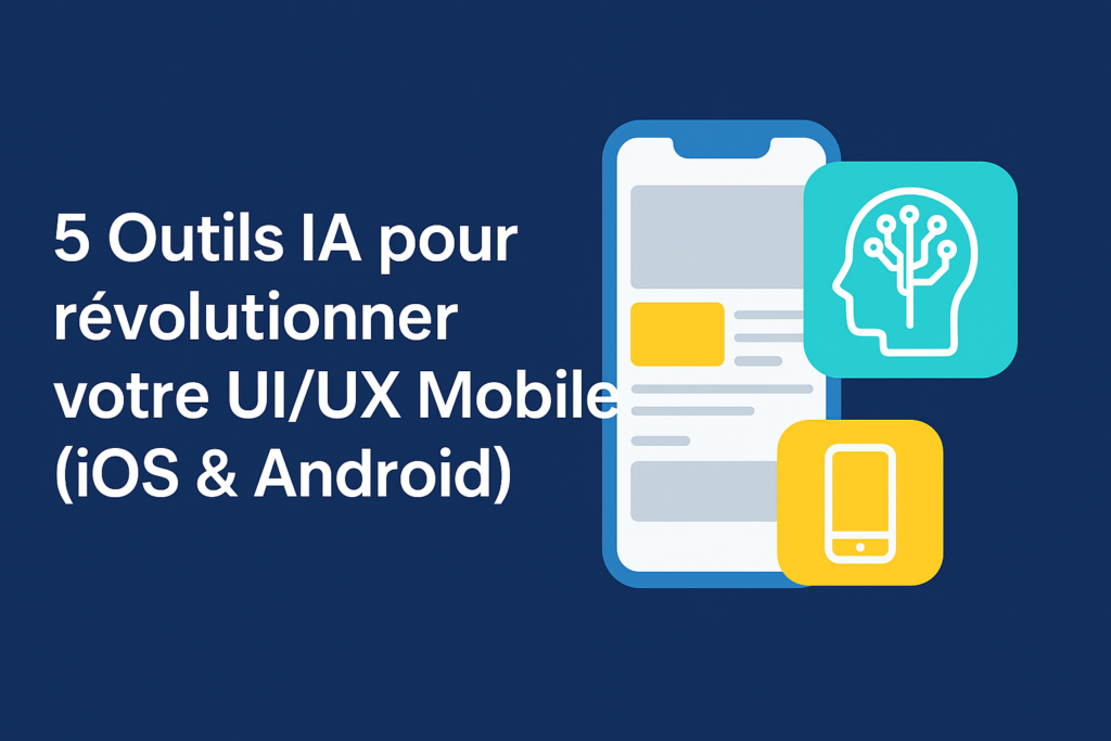 5 Outils IA pour révolutionner votre UIUX Mobile (iOS & Android)