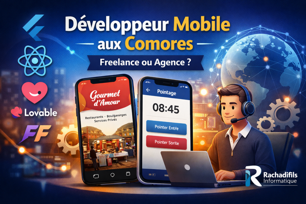 Développeur mobile aux Comores Freelance ou agence