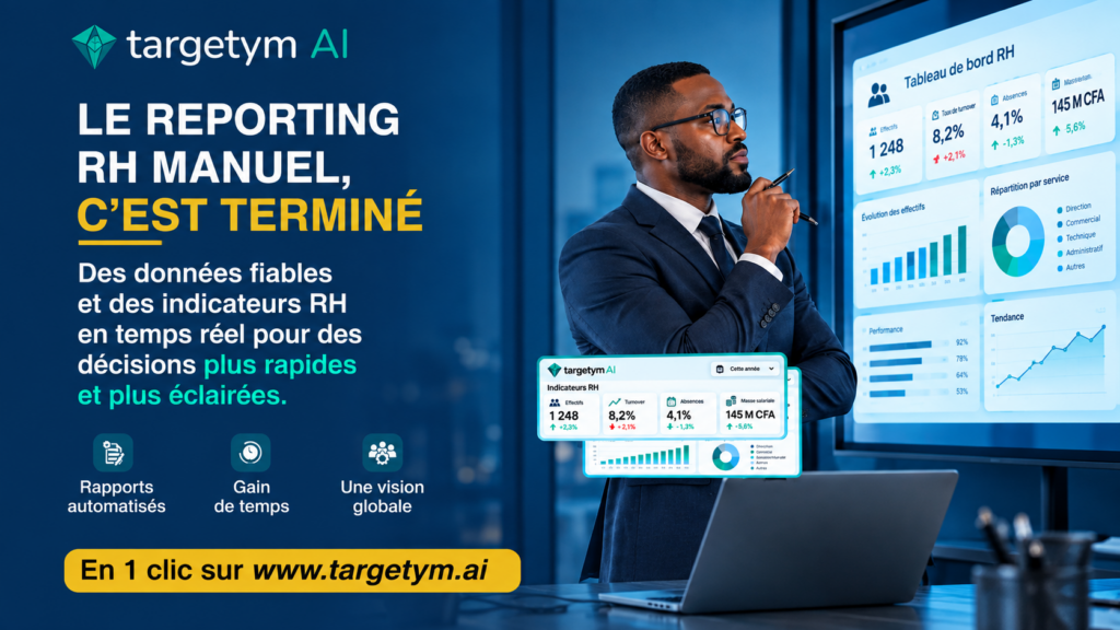 SIRH en Afrique - Meilleur logiciel Rh en Afrique - Tartgetym AI